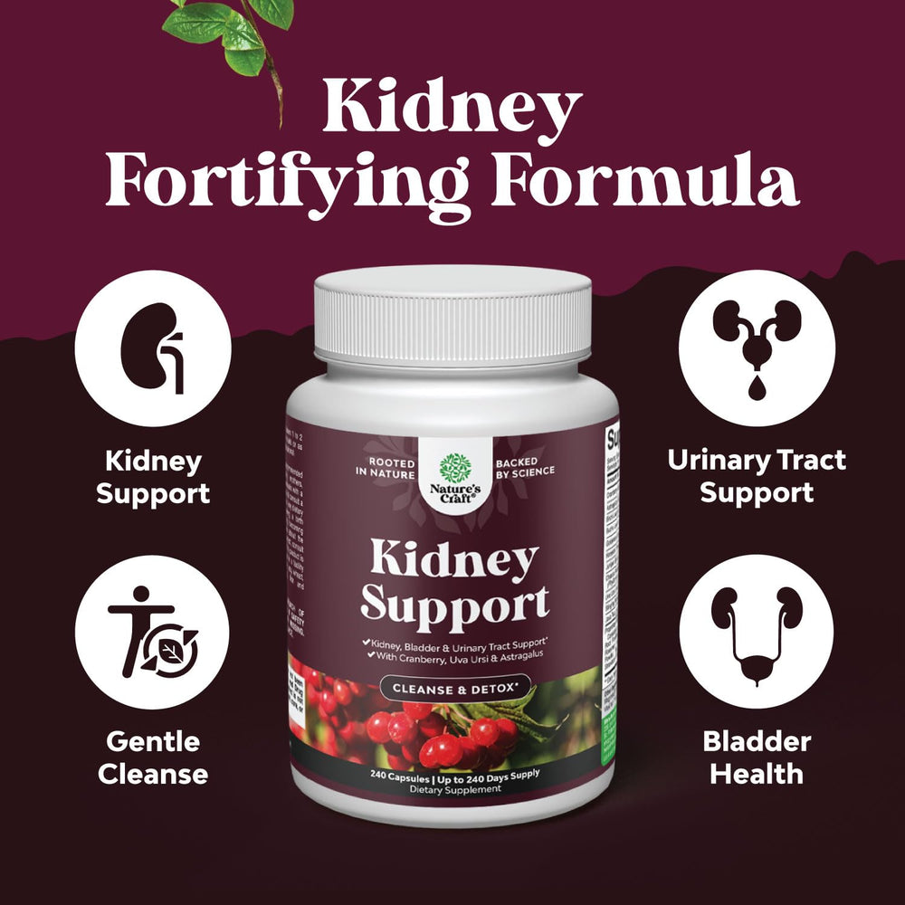 Natures Craft capsules for kidney health ready to support urinary balance