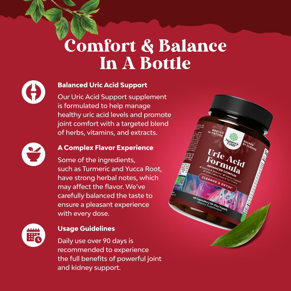 Natures Craft celery seed blend with green coffee extract for immune balance.
