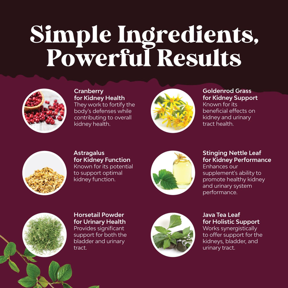 Natures Craft cranberry extract detail shows potent detox-supporting herbal ingredients