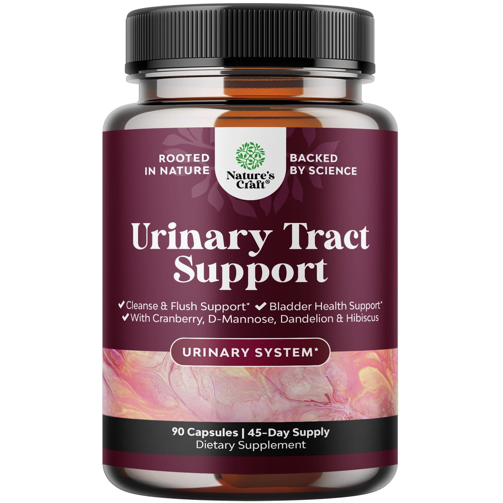 Natures Craft D-Mannose capsules bottle for daily bladder support.