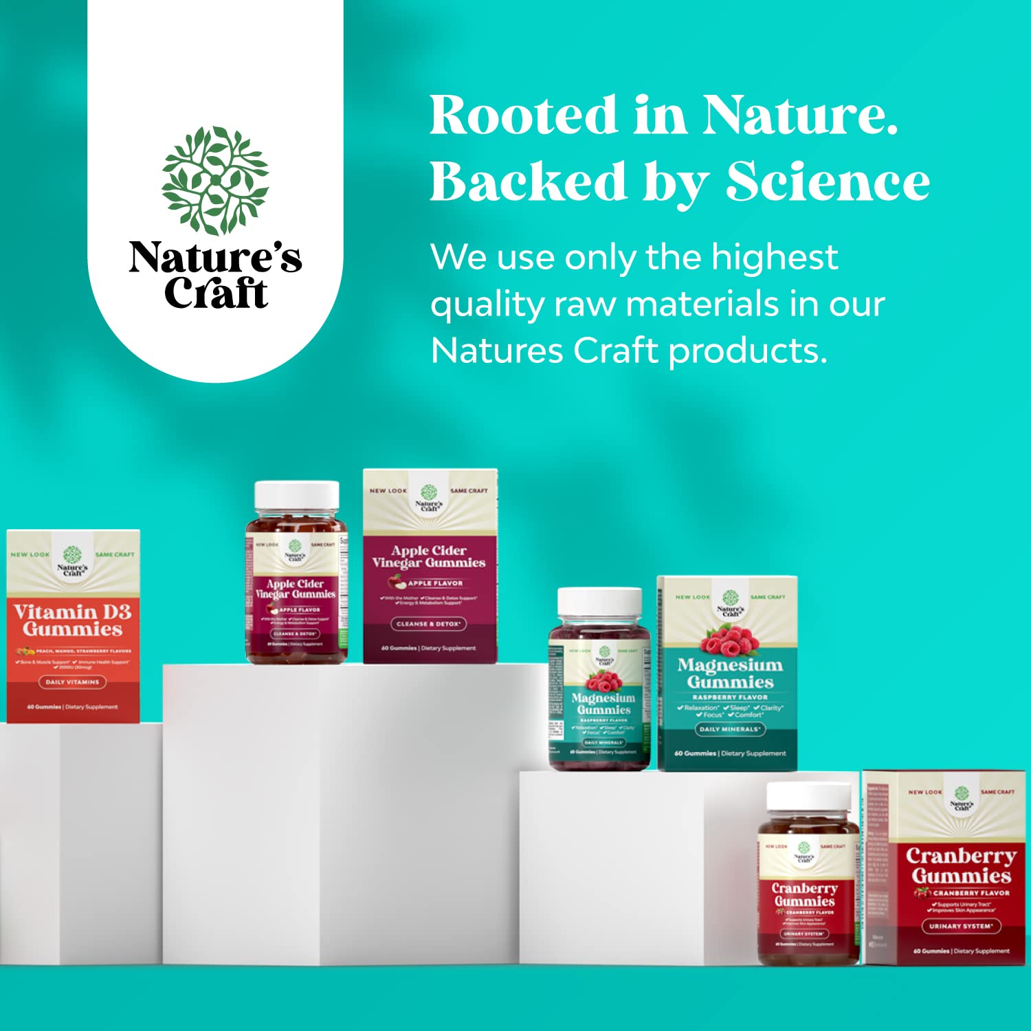 Natures Craft raspberry-gummies collection suitable for consistent daily use