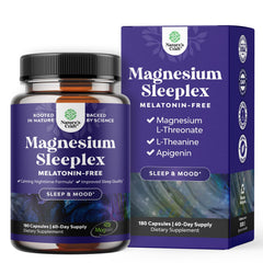Nature's Craft high-absorption magnesium sleep bottle promotes calm nights