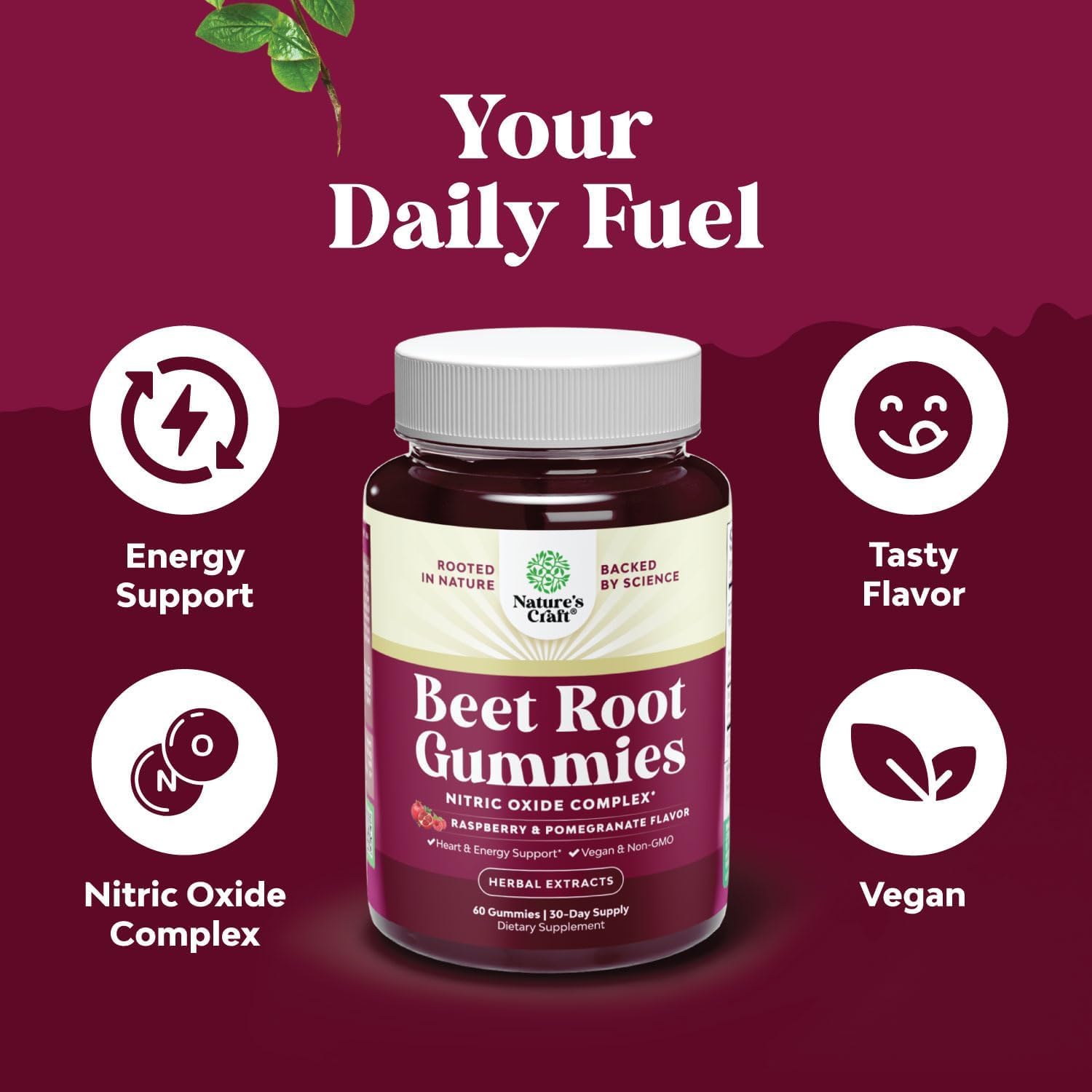 Natures Craft grape seed pomegranate complex visual emphasis