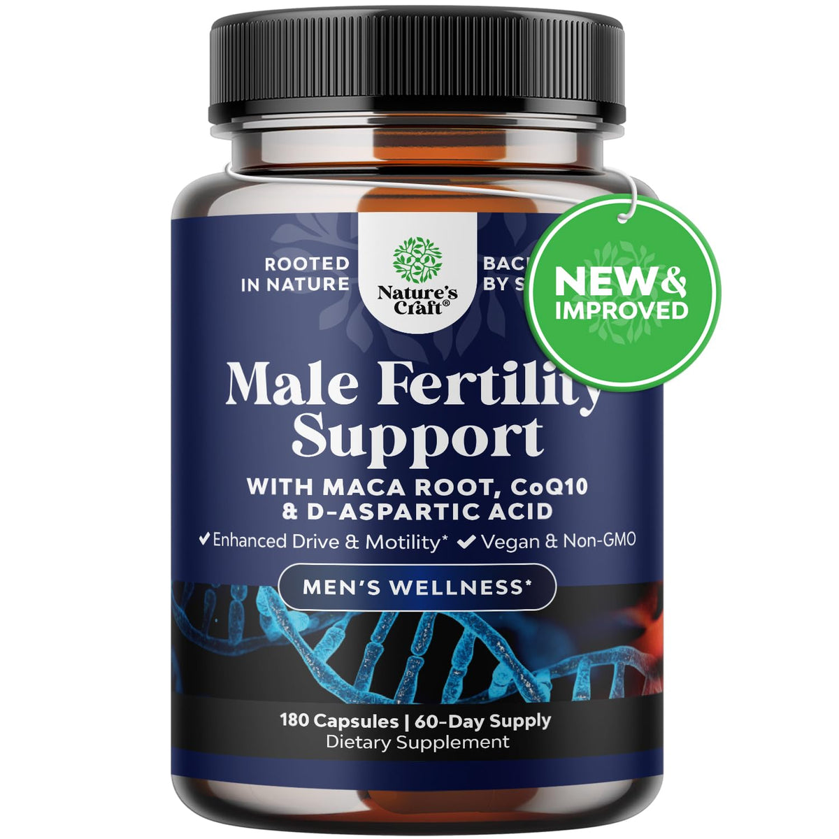 Nature's Craft Pre Conceive bottle front label signaling trusted fertility support