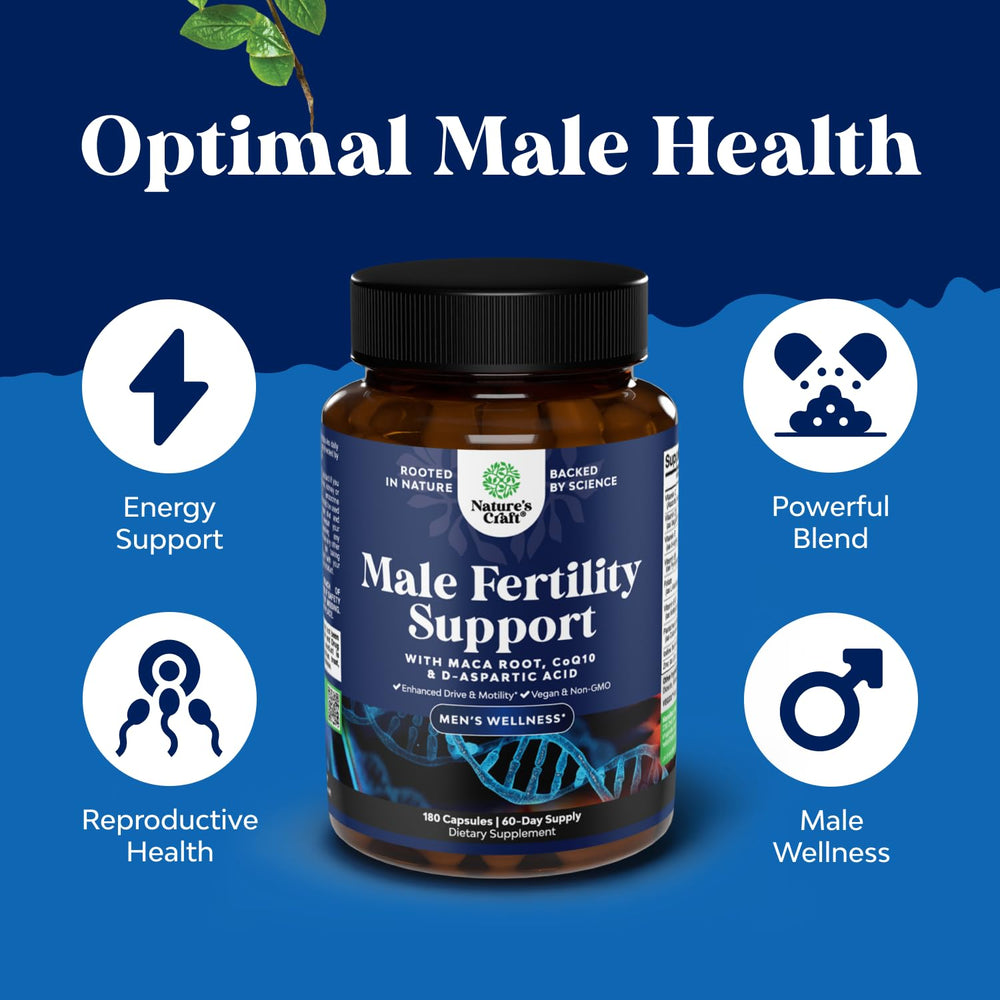 Nature's Craft Pre Conceive GMP badge close-up signals quality control