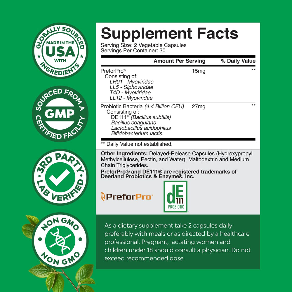 Natures Craft probiotic capsules close-up highlighting easy daily intake.