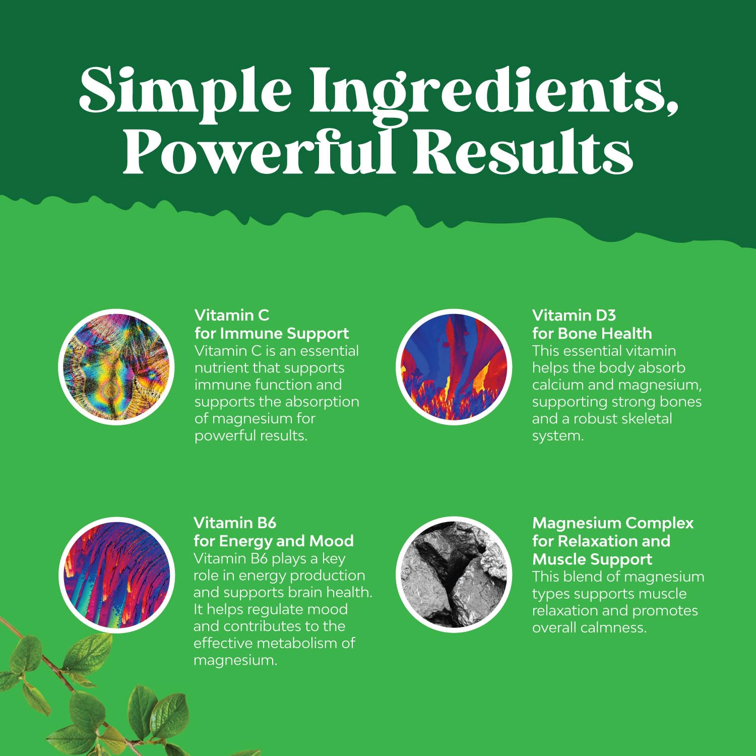 Natures Craft sugar-free gummies alternative image depicts kid and adult-friendly chewables