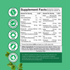 Natures Craft Teen Multivitamin Gummies closeup highlights color and texture