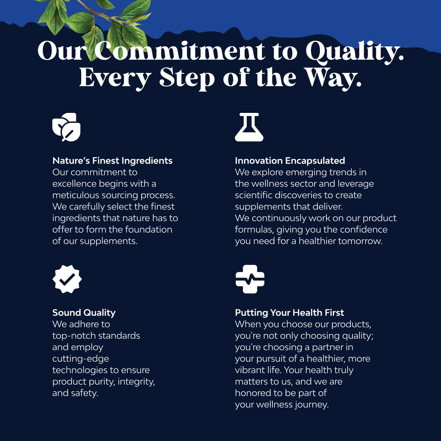 Nature's Craft third-party lab tested seal ensures quality