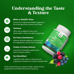 Natures Craft triple-complex magnesium chewables jar shows balanced mineral blend