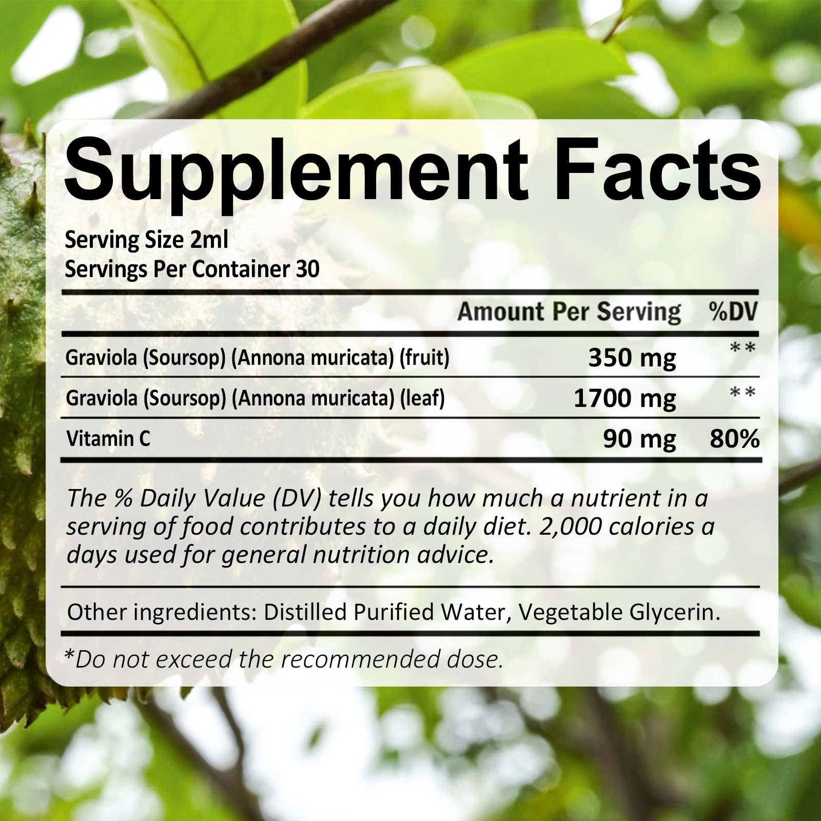 Naturesours Organic Soursop Extract packaging on shelf.