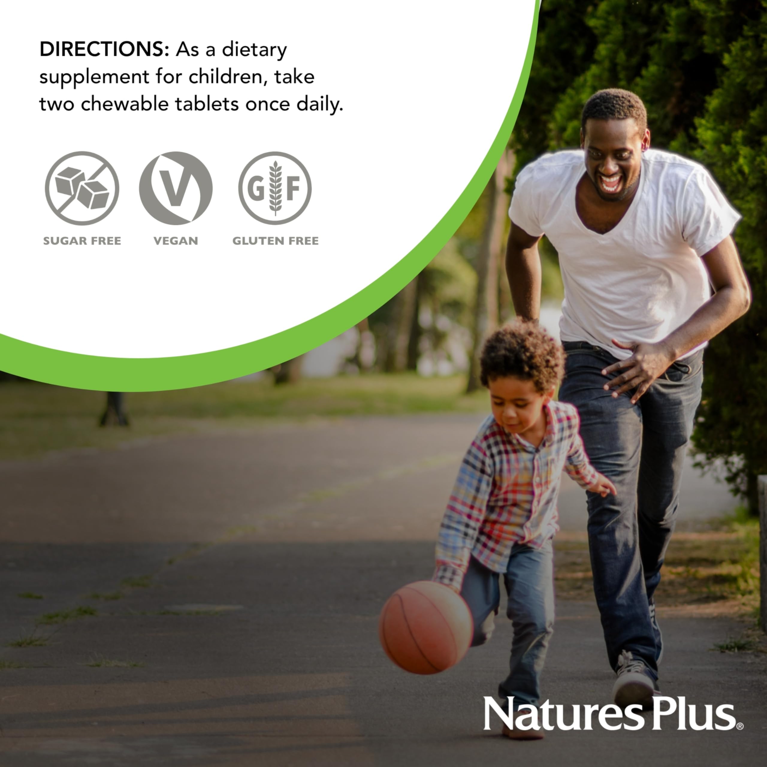 NaturesPlus Animal Parade ready-to-use packaging for on-the-go kids.