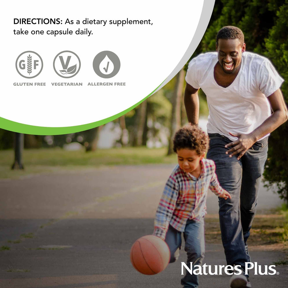 NaturesPlus D3 K2 nutrition facts panel closeup.