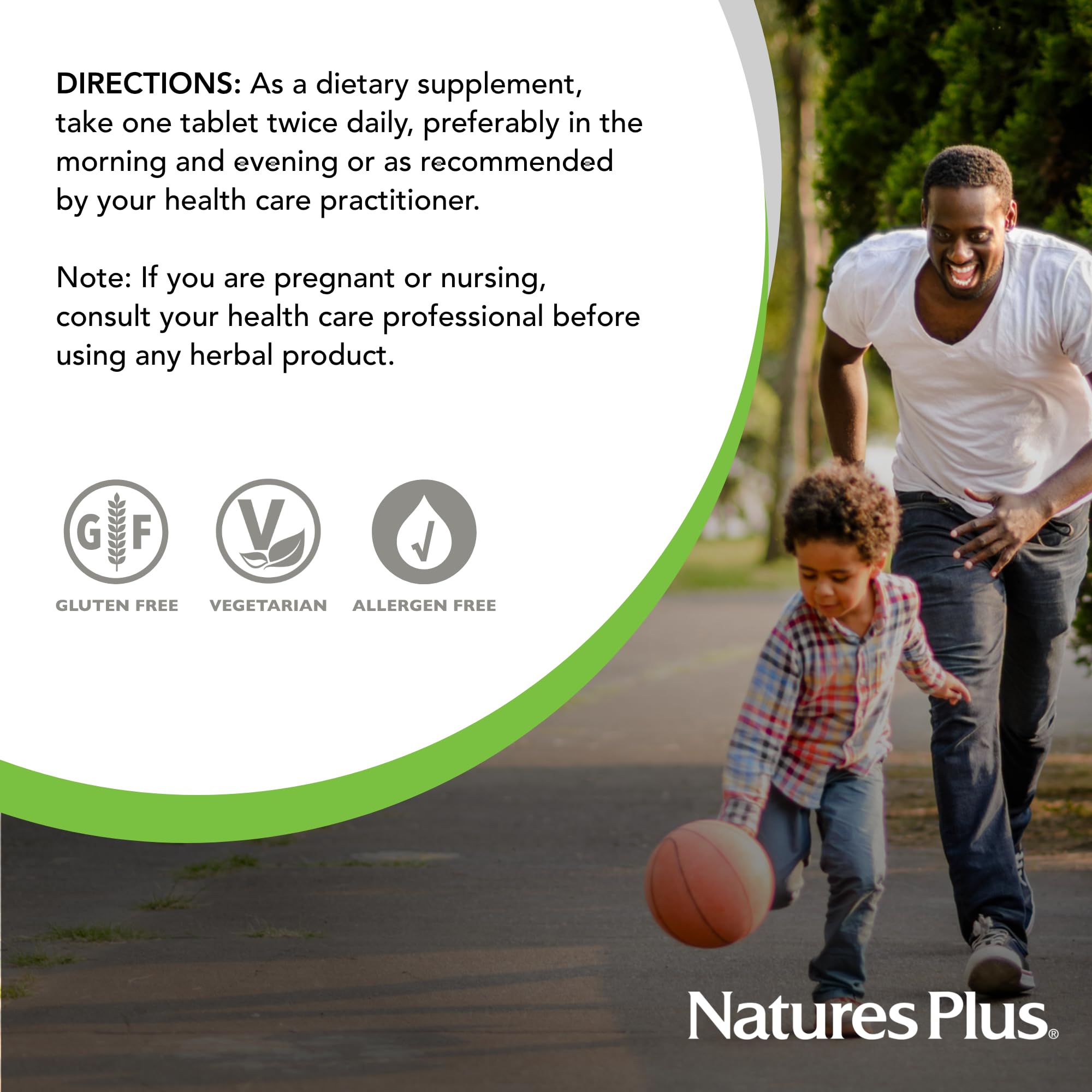 Morning routine image suggesting easy daily dosing with NaturesPlus