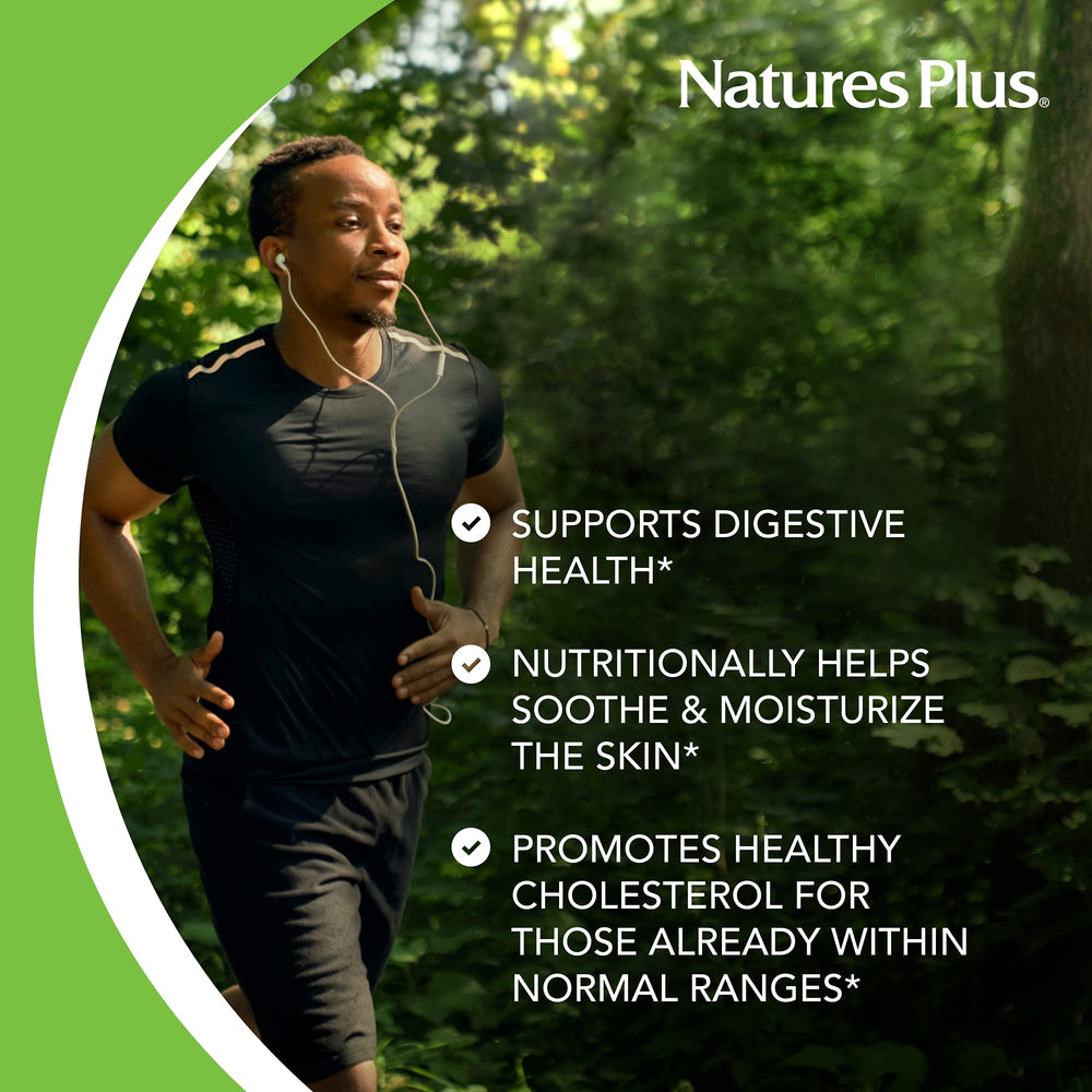 NaturesPlus Egg Yolk Lecithin bottle back notes allergen-free formulation.