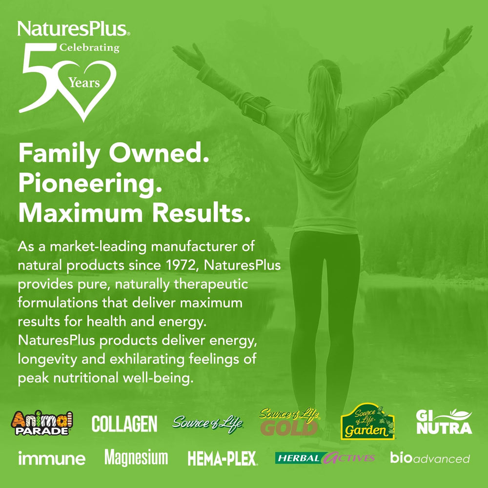 Ideal daily use for digestive wellness in your routine with NaturesPlus GI Natural.