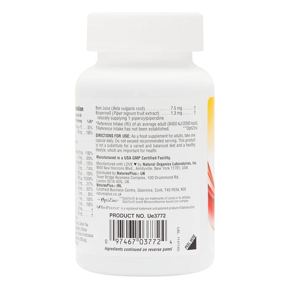 NaturesPlus Hema-Plex Iron capsules ready for daily routine.