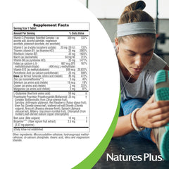 NaturesPlus Hema-Plex Iron ingredients include chelated iron with vitamin C and bioflavonoids.