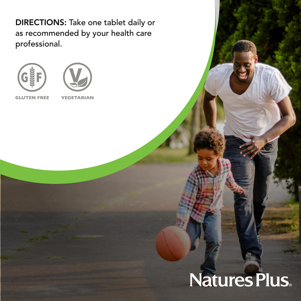 NaturesPlus Herbal Actives Black Cherry extended-release tablet for convenient daily use