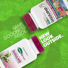 NaturesPlus Gugulipid tablets close-up highlights uniform potency with 2.5% guggulsterones.