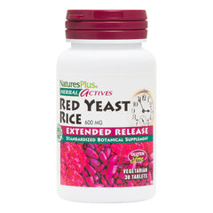 NaturesPlus Herbal Actives Red Yeast Rice extended-release bottle for daily use