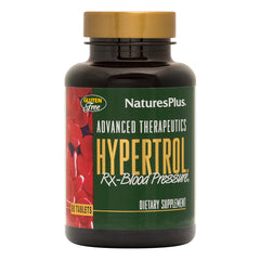 NaturesPlus Hypertrol Rx bottle with tablets for blood pressure support