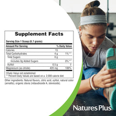 NaturesPlus KalmAssure ingredients label notes gluten-free and vegan formula.