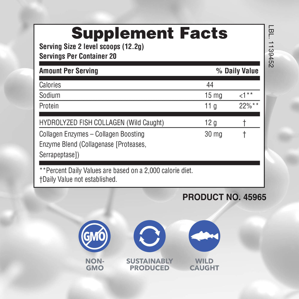 Nature'sPlus Marine Collagen Peptides joint support concept image