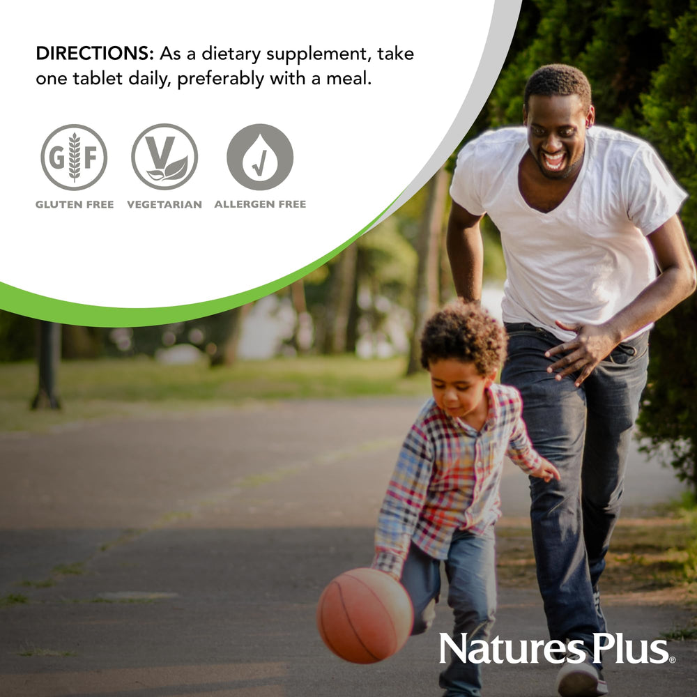 Serving suggestion with water for balanced daily vitamin intake