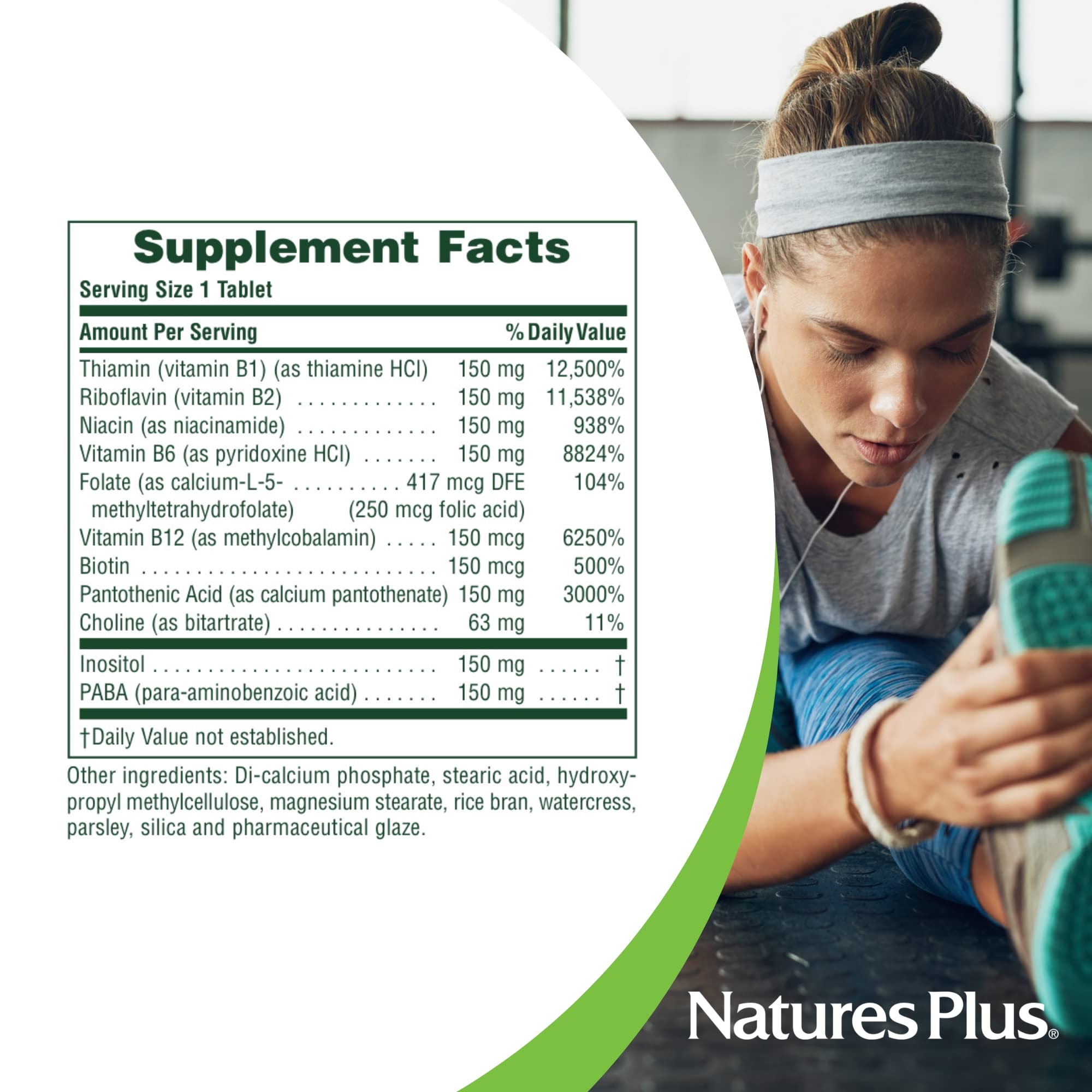 NaturesPlus Mega B-150 new packaging option shown beside the old design