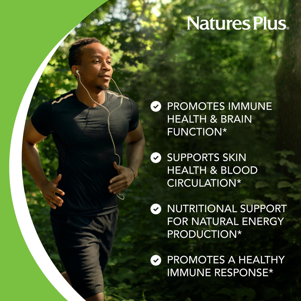 NaturesPlus Niacinamide gluten-free symbol on packaging for allergy-friendly use