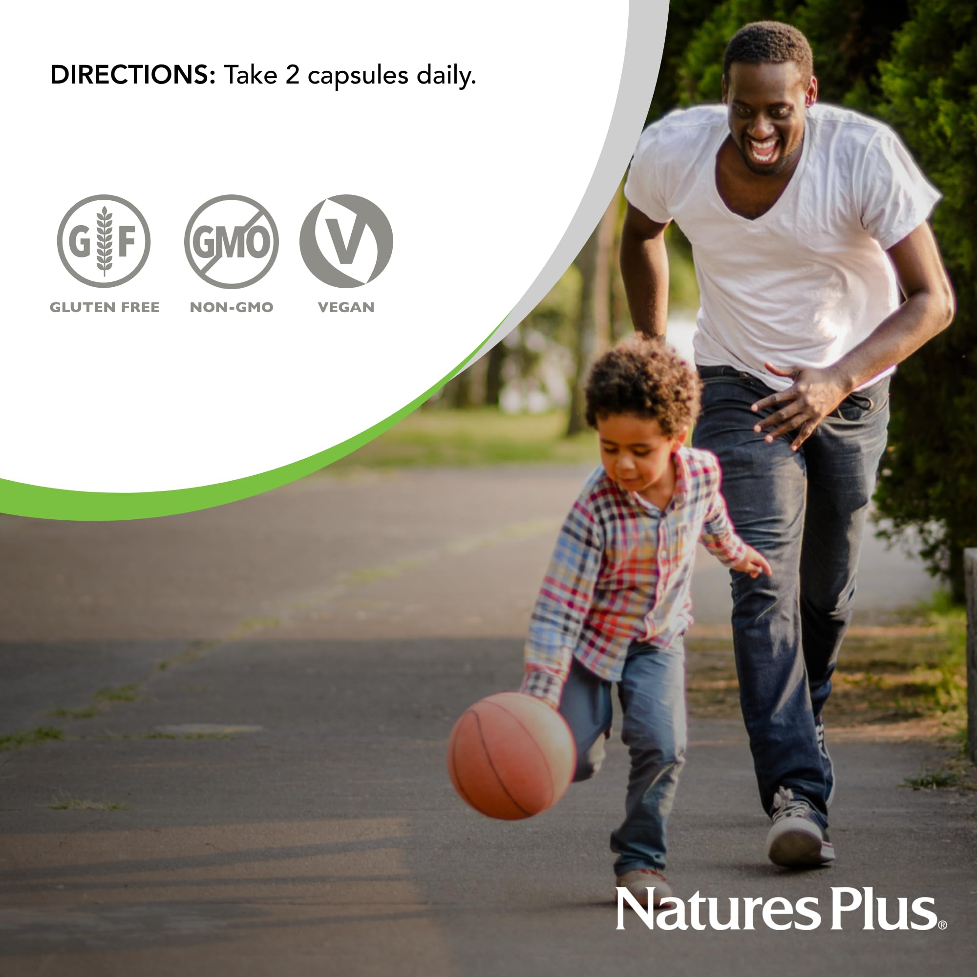 A person taking NaturesPlus Cranberry 500 mg capsules as part of daily routine.