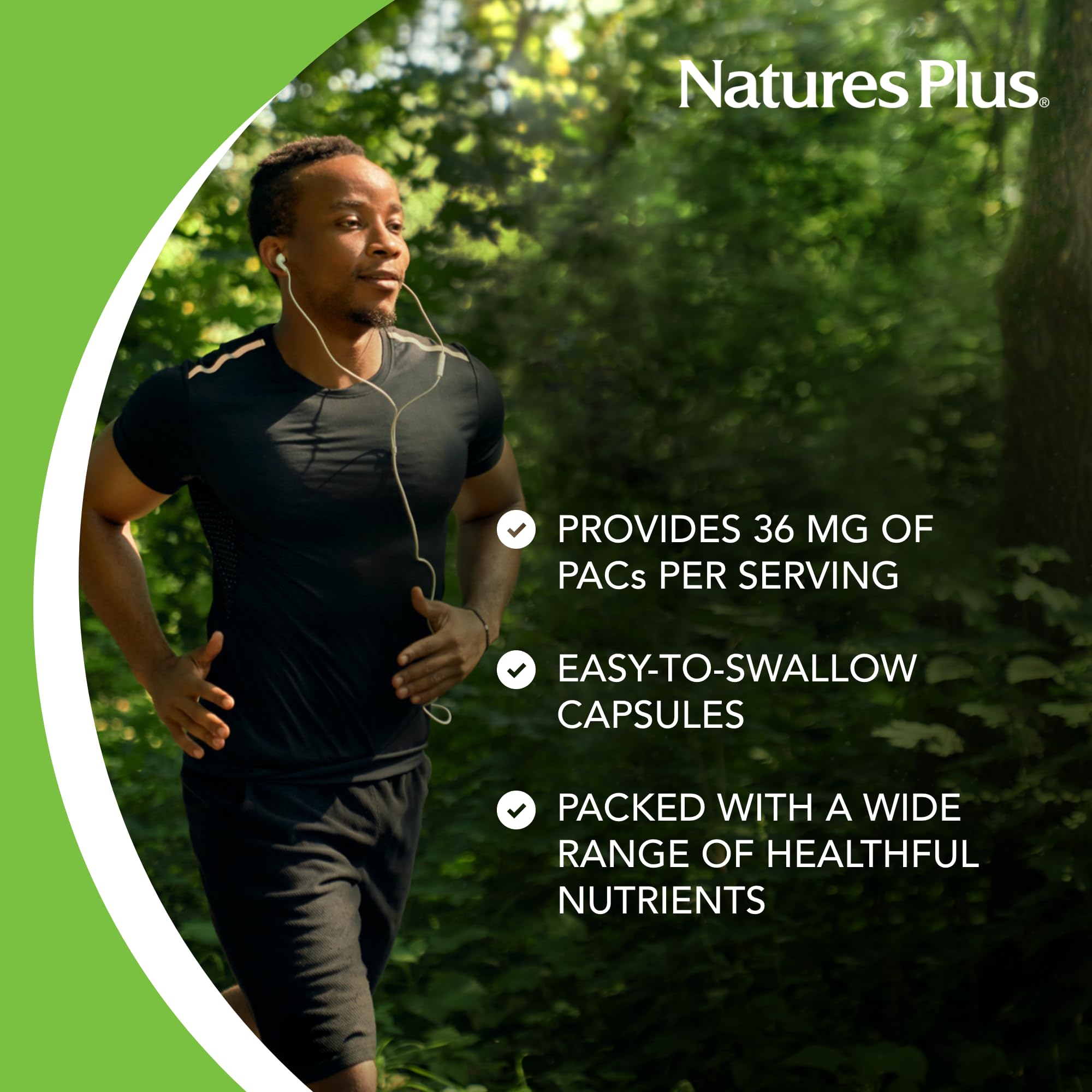 NaturesPlus Organic Cranberry packaging showing USDA Organic certification.