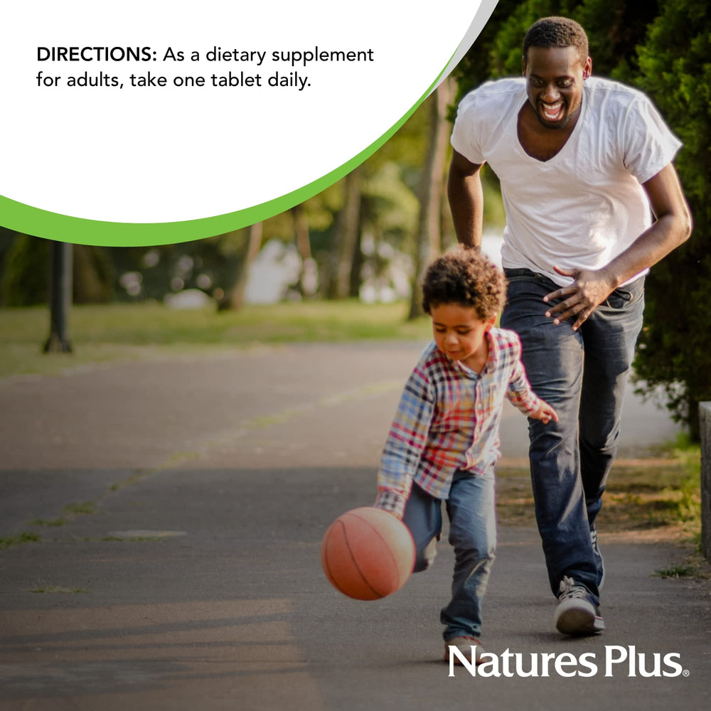 NaturesPlus PABA label details highlighting quality and gluten-free.