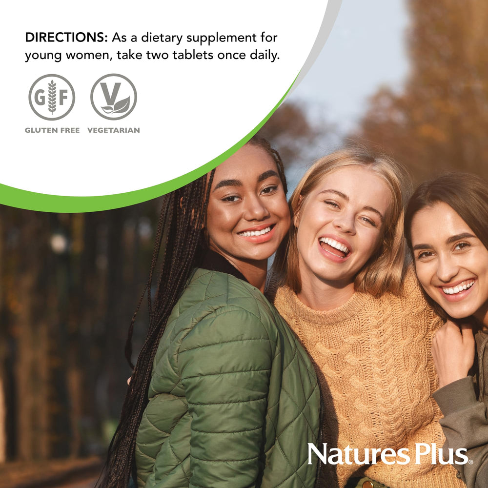 Packaging highlights vegan, gluten-free, sugar-free formula for wellness-conscious teens.