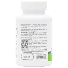 Tablets arranged in blister pack show 60 servings per bottle.