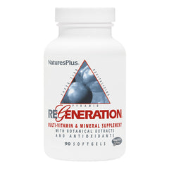 NaturesPlus Regeneration bottle front view, gluten-free multivitamin for daily energy.