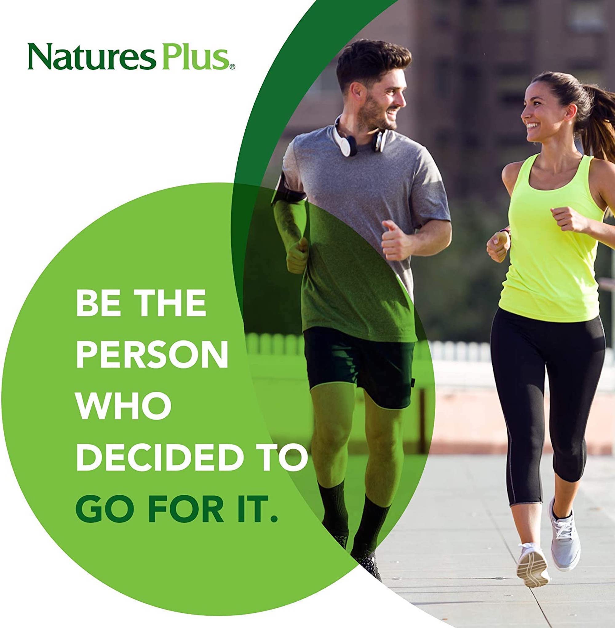 NaturesPlus Say Yes to Dairy tablet being chewed before a meal