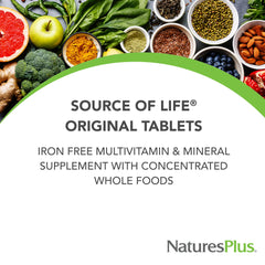 Bottle label close-up with vitamins and minerals for balanced nutrition