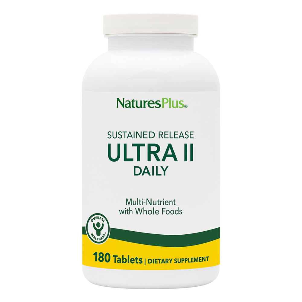 NaturesPlus Ultra II Daily tablets ready for a one-a-day routine with energy support
