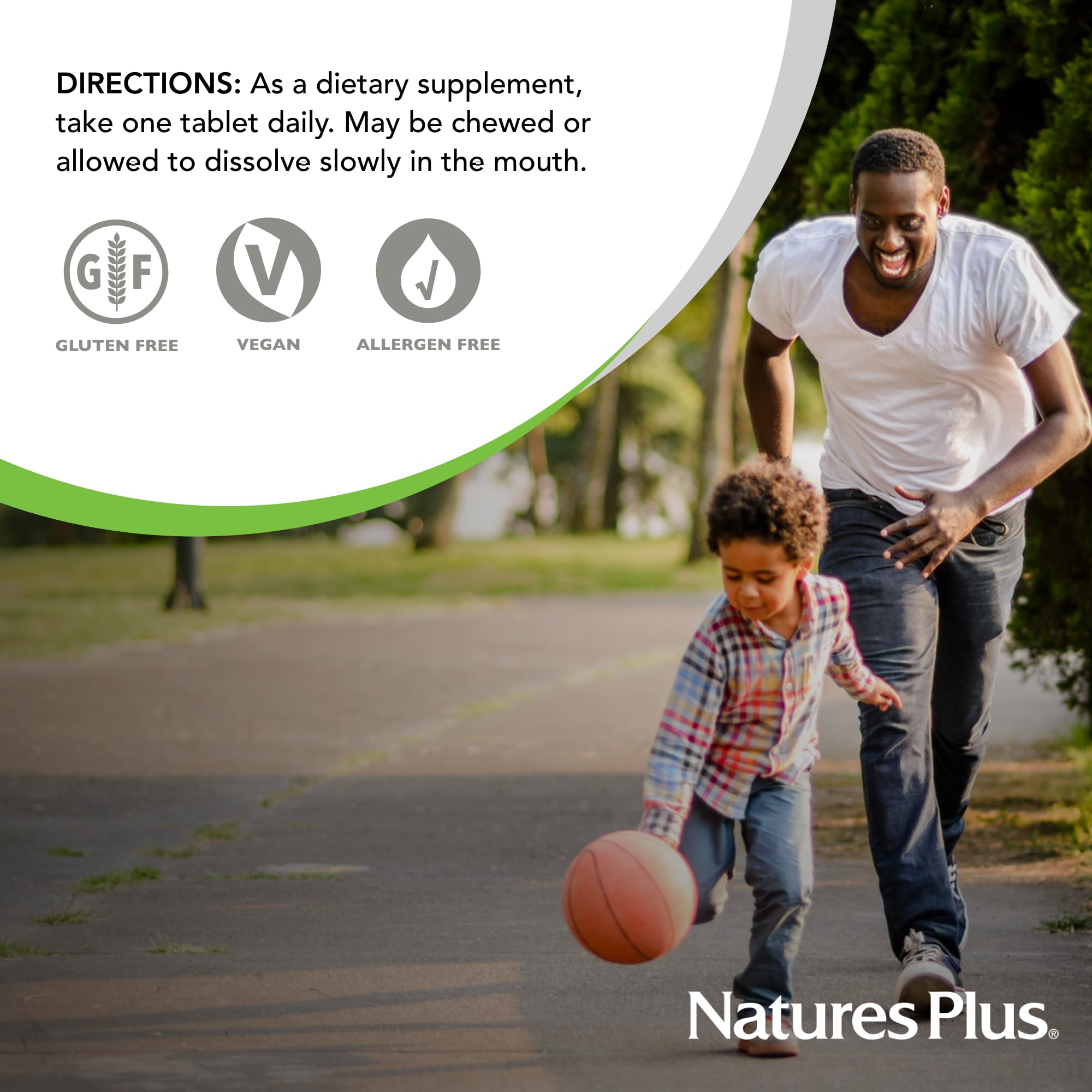 NaturesPlus vegetarian-friendly iron tablets fit a plant-based lifestyle.