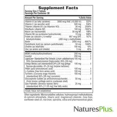 NaturesPlus Women’s Ultra Hair Plus packaging shows gluten-free seal for allergen-conscious nutrition.