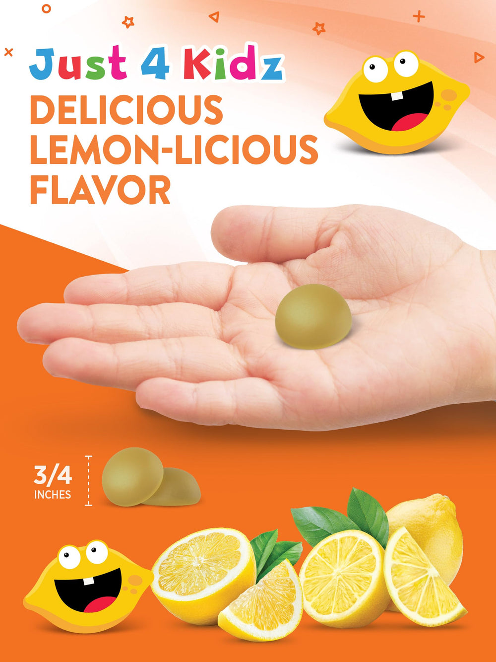 Nature's Truth Vitamin C Gummies for Kids gluten-free badge highlights safe daily supplement.