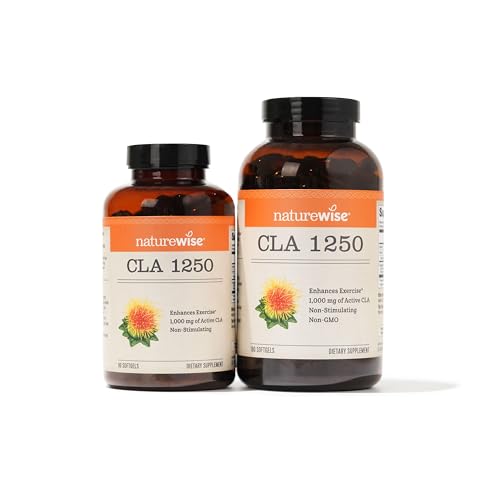 NatureWise CLA 1250 bottle indicates USA-made manufacturing
