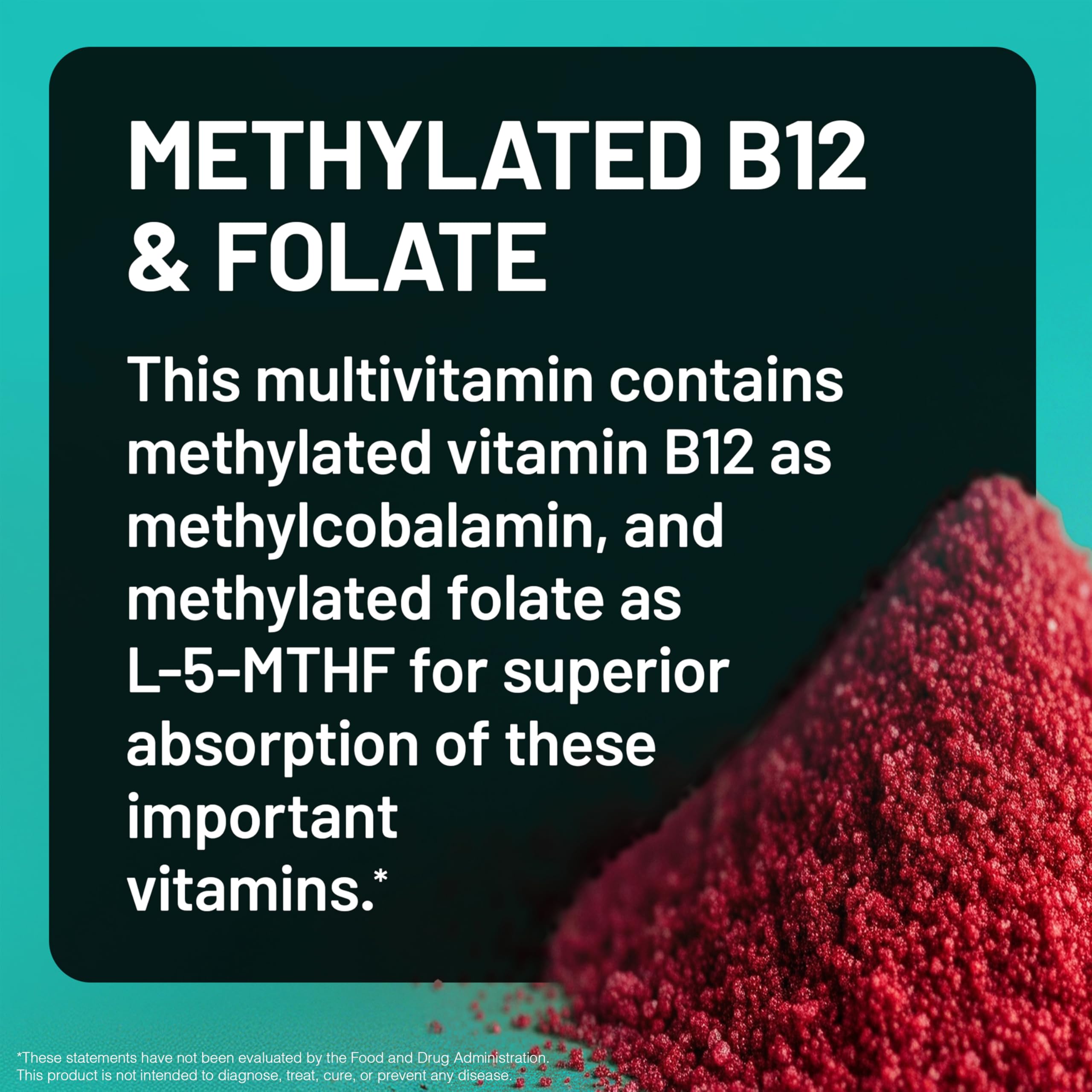 NatureWise bottle label close-up emphasizes vitamins and minerals.