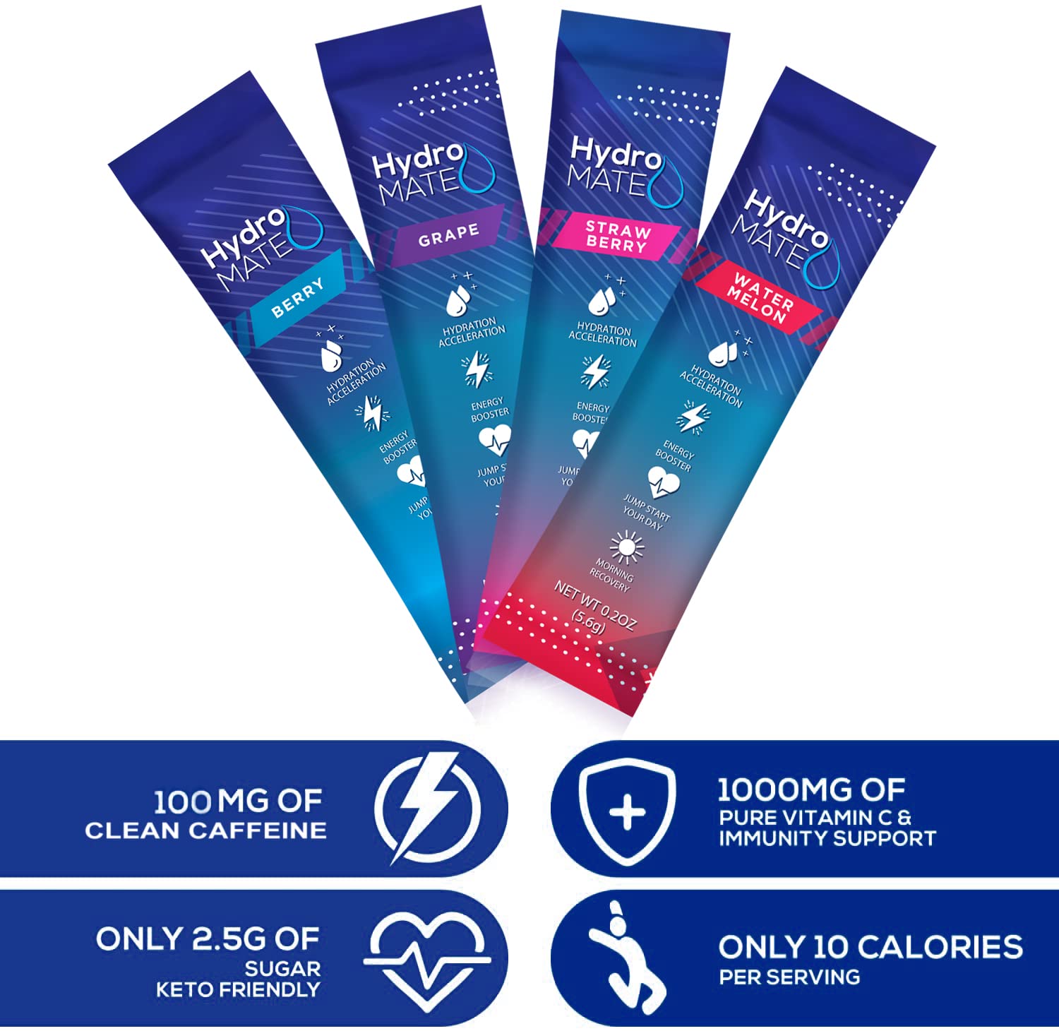 NatureWorks HydroMATE compact packets simplify hydration at events and parties.