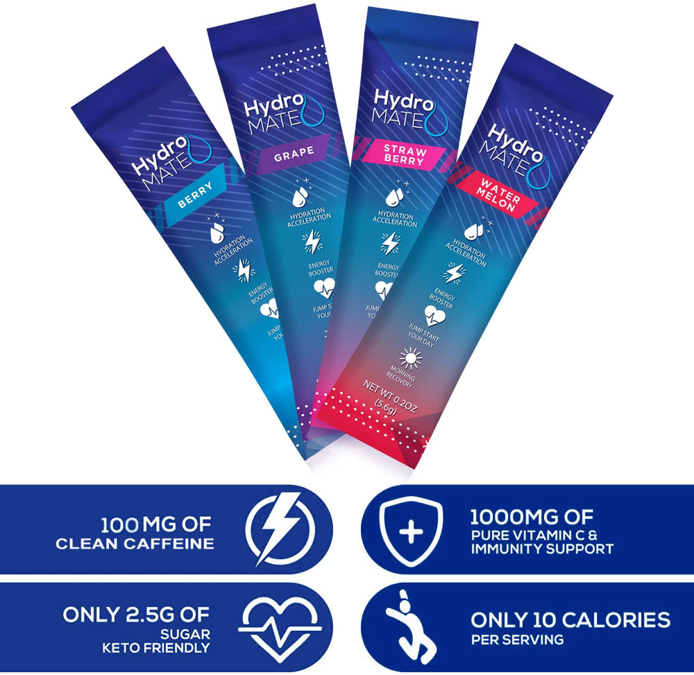 NatureWorks HydroMATE compact packets simplify hydration at events and parties.
