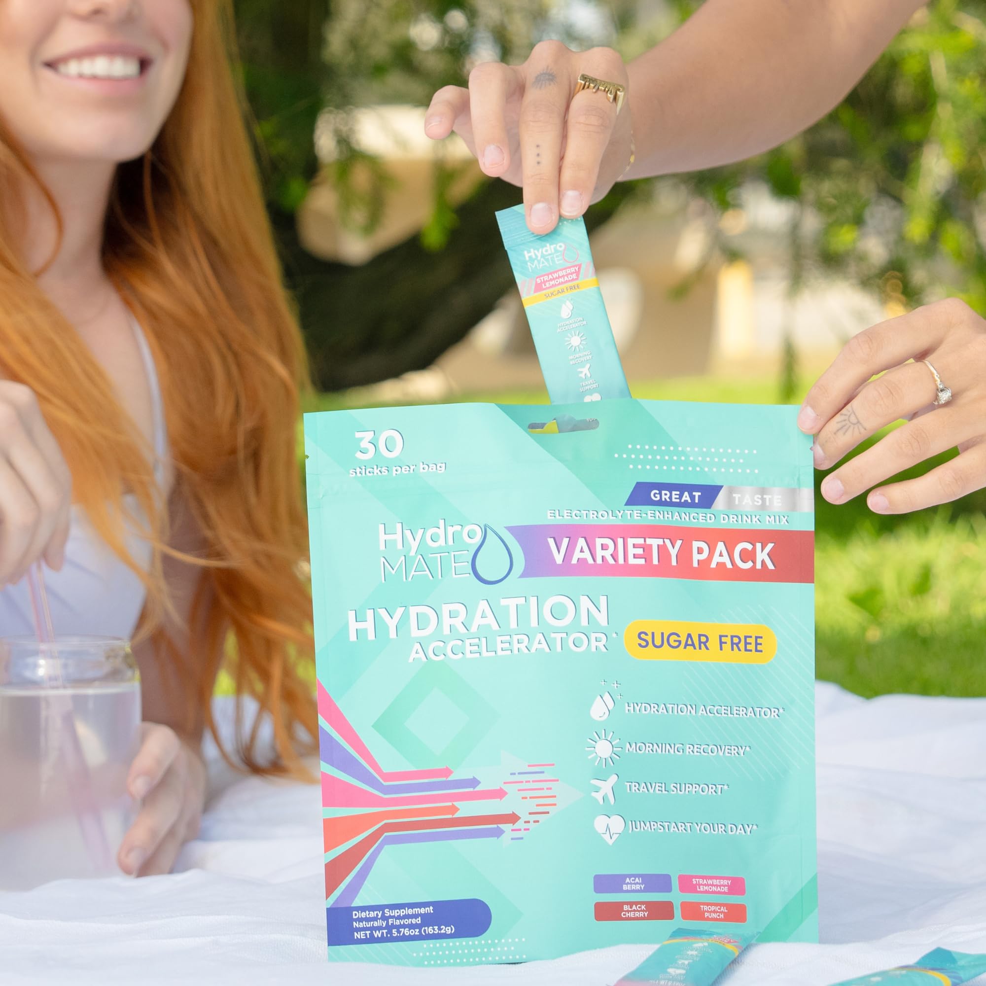 NatureWorks HydroMATE flavor assortment offering sugar-free options
