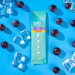 HydroMATE single-serve packet ready for gym, travel, or work.
