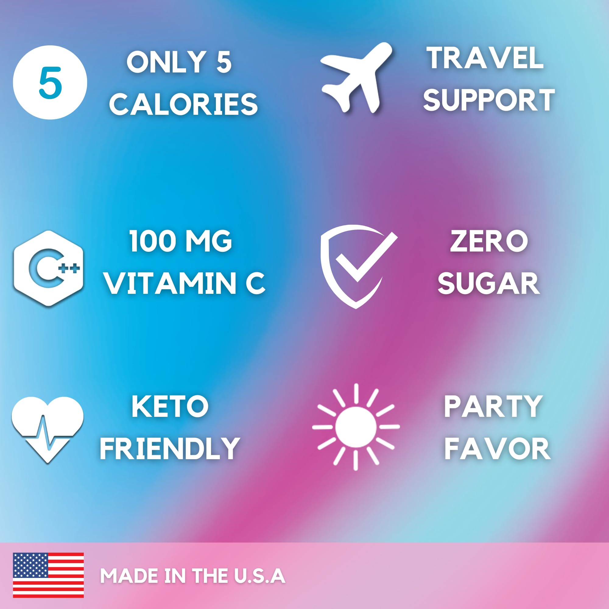 NatureWorks HydroMATE sugar-free electrolyte packets with zero calories for workouts